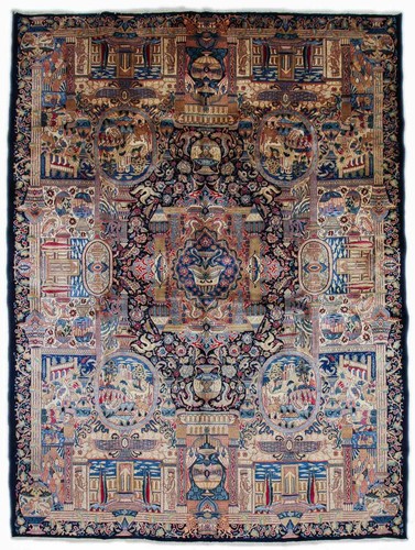 Tappeto kashmar annodato - tappeto, a